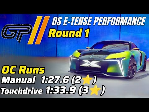 Asphalt 9 Legends Unite DS E-TENSE Grand Prix GP Touch Drive 3 star Practice Round 1 Manual 2 star 