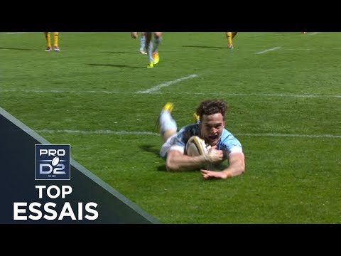 TOP Essais de la J24 – PRO D2 – Saison 2018/2019