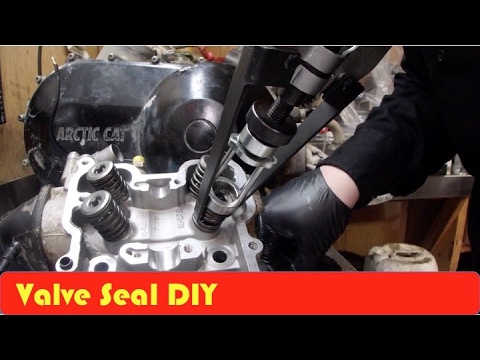 ATV Valve Seal Replacement DIY Arctic Cat 650H1