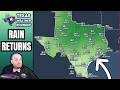 Texas Pattern Change: Heavy Rain Returns This Weekend