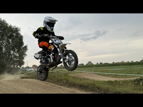9 y.o. on KAYO KT 50 2T | Zwaanhof Motocross - Belgium