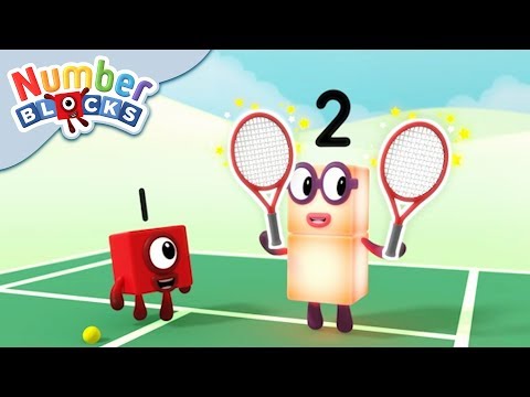 @Numberblocks- Two Tennis Rackets | Learn to Count - Kingdom Kids Zone, Little Learners - Numberblocks