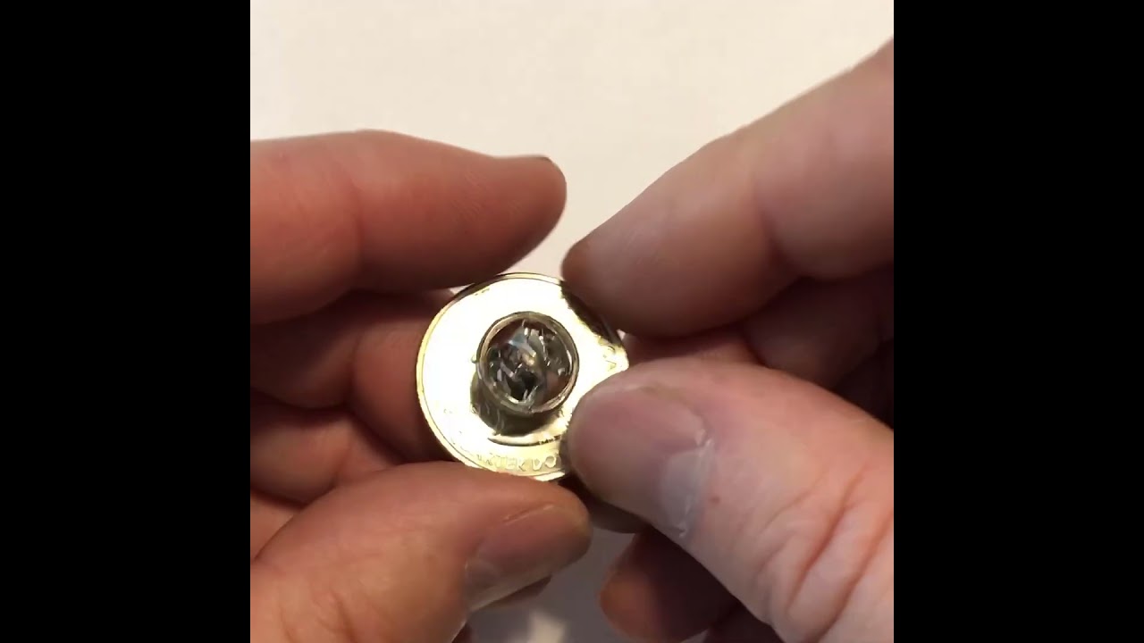 Ohio State Quarter Lapel Pin Coin Collecting Enamel Pin Backing #coincollecting#lapelpin #enamelpins