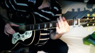 Cotton Fields (The Cotton Song) ~ Johnny Cash ~ Acoustic Solo Cover w/ Epiphone🎇&quot;Elvis&quot; &amp; Bluesharp