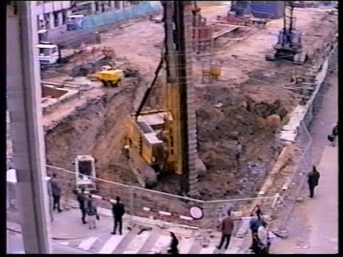 Ondergrondse parking Schouwburgplein Kortrijk 1993-1994