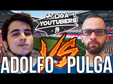 ADOLFO vs PULGA ft. DE GEA! - Liga dos Youtubers FIFA 16