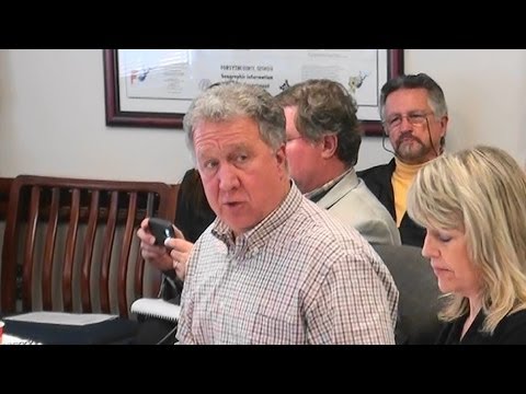 Forsyth Commissioners Brian Tam & Cindy Jones Mills' candid camera 12/10/13