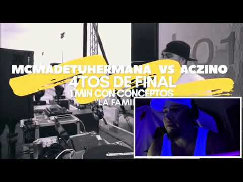 Aczino vs MCmadetuhermana 1/4 dfinal BMF 2019 (video-reacción)