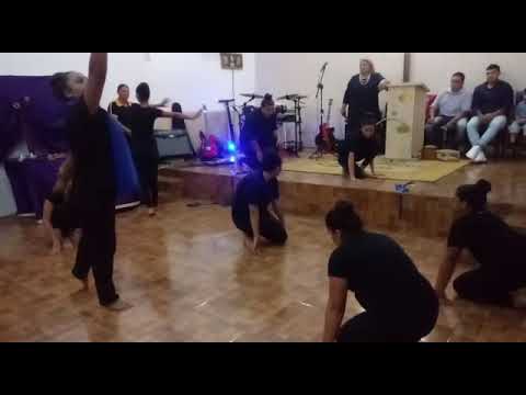 Coreografia Oceanos, entrada Yeshua!