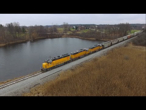 Chasing a Train from the Skies! (Drone shots only)
