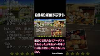 栄冠ナイン　2043年度入学者ドラフト #パワプロ2024