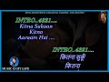 Kitna Sukun Kitna Aaram Hai Karaoke With Scrolling Lyrics Eng हिंदी