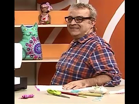 Almofada Bonequinha Gabi com Afonso Franco | Vitrine do Artesanato na TV