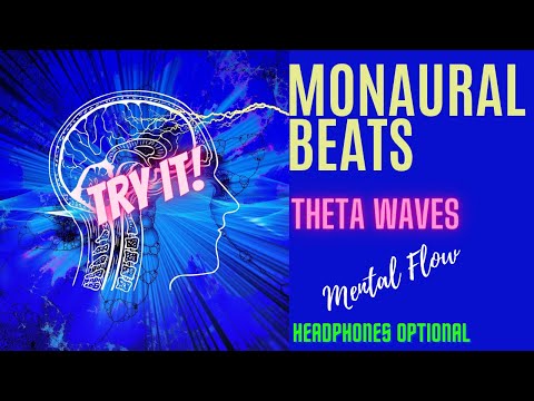 THETA WAVES | PURE TONE FREQUENCIES | MONAURAL BEAT