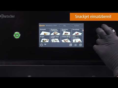Bartscher Snackjet 500 S - Programme überspielen