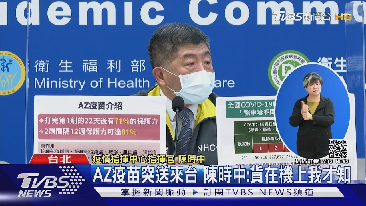 居然不是COVAX! 首批抵台11.7萬劑AZ是自購