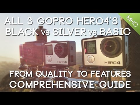 GoPro Hero4 Black vs Hero4 Silver vs GoPro Hero 2014