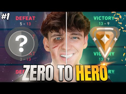 Neuer Account, 24h Grind – Wie hoch komme ich? 😤 | Valorant Zero to Hero Challenge (Teil 1)