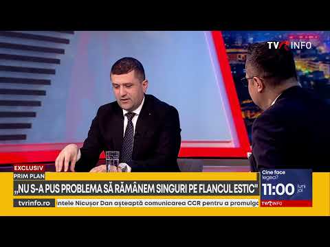 Ministrul Apărării, Radu Miruță, în direct la TVR Info