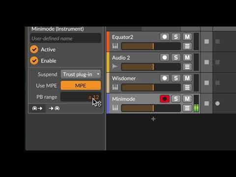 How I use my Artiphon Orba with Bitwig