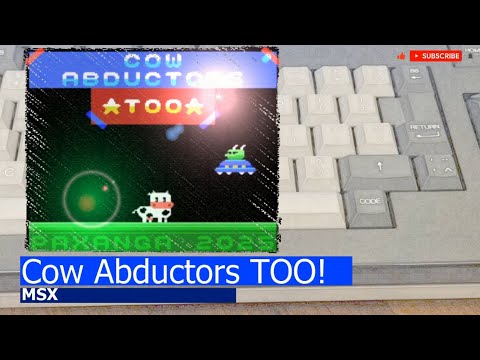 Cow Abductors TOO! (2025, MSX, Paxanga Soft)