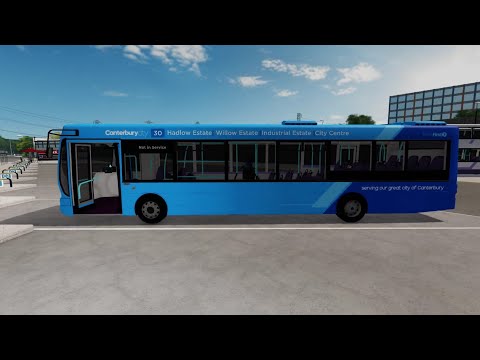Canterbury Bus Simulator V4.1 - FRV Ride: Route 1B. First City Wright Eclipse (MX55 HHR)