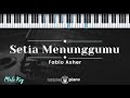 Setia Menunggumu - Fabio Asher (KARAOKE PIANO - MALE KEY)