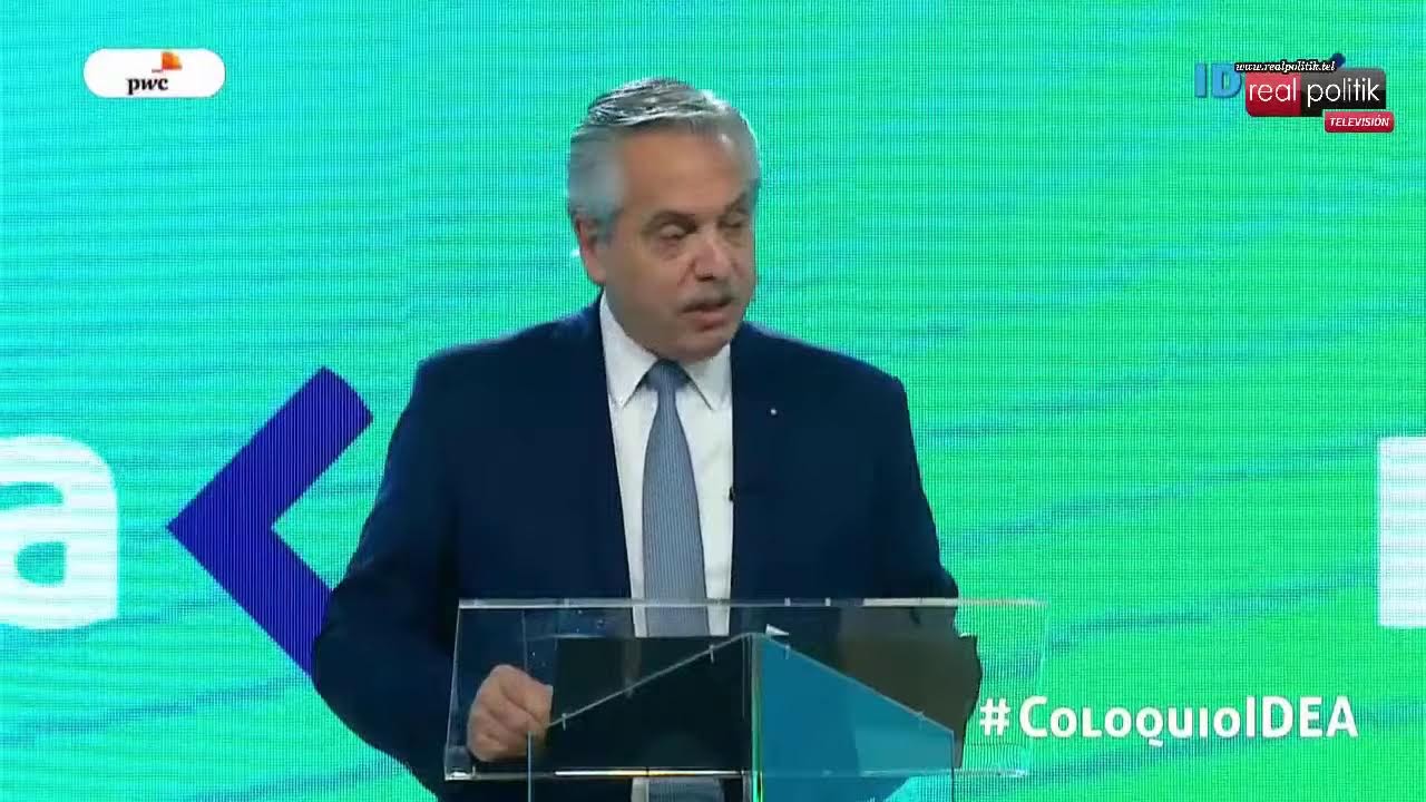 Alberto Fernández cerró el Coloquio de IDEA: "Es hora de construir una sociedad nueva"