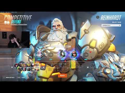 TOP 500 TANK! SUPER REINHARDT OVERWATCH 2 SEASON 6 TOP 500 GAMEPLAY