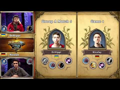 Hearthstone deck |Hearthstone Championships 2016 Europe (Nicslay vs DrHippi)