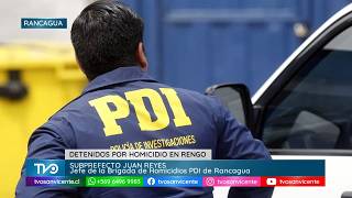 En Rancagua, dos sujetos fueron detenidos y formalizados por homicidio de febrero pasado en Rengo