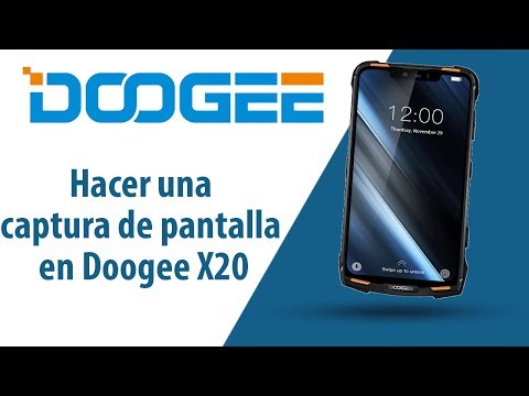 ¿Cómo hacer una captura de pantalla en Doogee X20?
