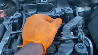 MERCEDES BENZ 2014 C250 CAM SHAFT SENSORS REPLACEMENT