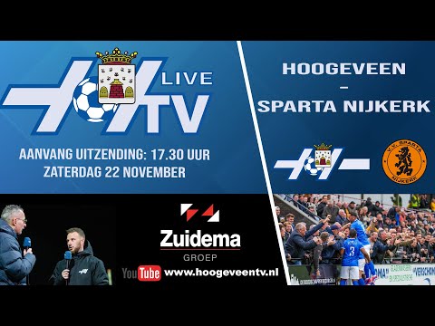 Live-uitzending Hoogeveen - Sparta Nijkerk