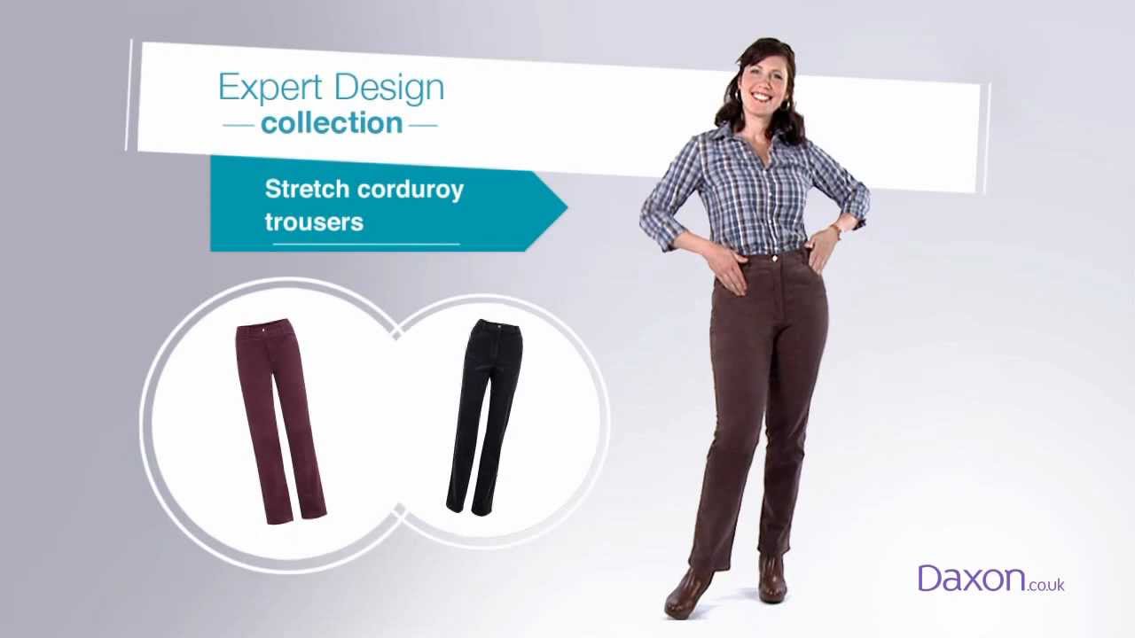 Watch video Ladies Expert Design Stretch Corduroy Trousers from Daxon Now Ladies Expert Design Stretch Corduroy Trousers from Daxon