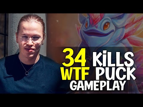 Topson owned SEA with 34 KILLS PUCK - 9,500 Avg MMR Game DOTA 2