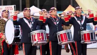 تحدي بين موسيقات القوات المسلحة الاردنية وبين الموسيقات العسكرية البريطانية 