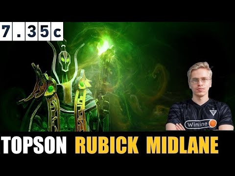 🔥TOPSON [RUBICK] MID 7.35C - DOTA 2 HIGHEST MMR MATCH #dota2    #dota2gameplaypro    #topson
