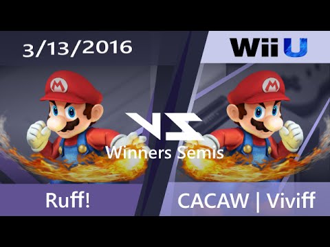 Super SmashNest 5 Winners Semis - Ruff! (Mario) Vs. CACAW | Viviff T. Great (Mario)