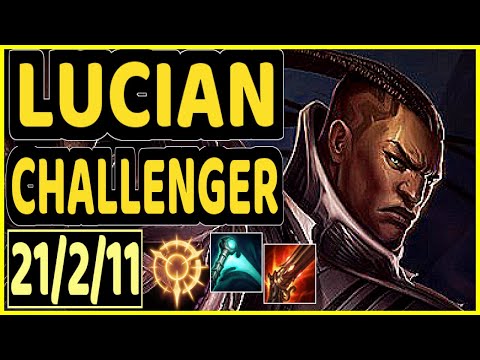 PERKZ (LUCIAN) vs ZOE - 21/2/11 KDA BOTTOM ADC CHALLENGER GAMEPLAY - EUW