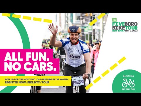 All Fun No Cars | 2023 Five Boro Bike Tour