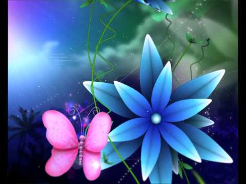 3d flower animation