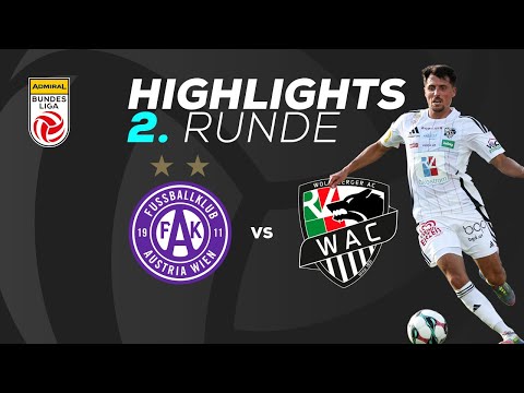 FK Austria Wien - RZ Pellets WAC 2. Runde ADMIRAL Bundesliga 2025/26