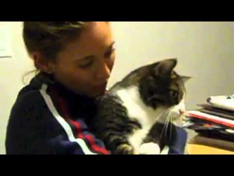 Liana meets Ruskie the Cat