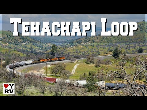Checking out the Famous Tehachapi Railway Loop in Southern California