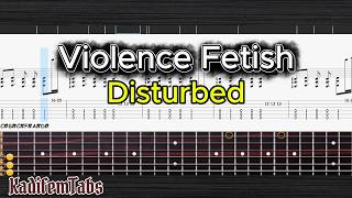 Violence Fetish - Easy Electric Guitar Tutorial + TABs (Disturbed) | Kadifem Tabs