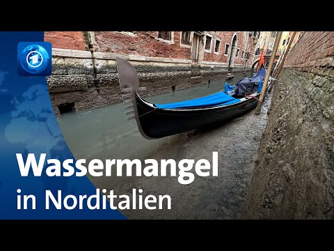 Rekorddürre: Wassermangel in Norditalien