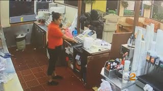 Fast Food Tables Turned When Robber Sticking Up Restaurant Shot By Someone At Drive-Thru Window, Pol