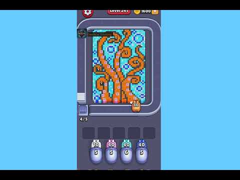 Pixel Flow Level 239 Walkthrough - Medium Difficulty Puzzle Solution