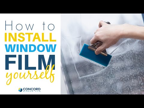 How To Install Window Film
